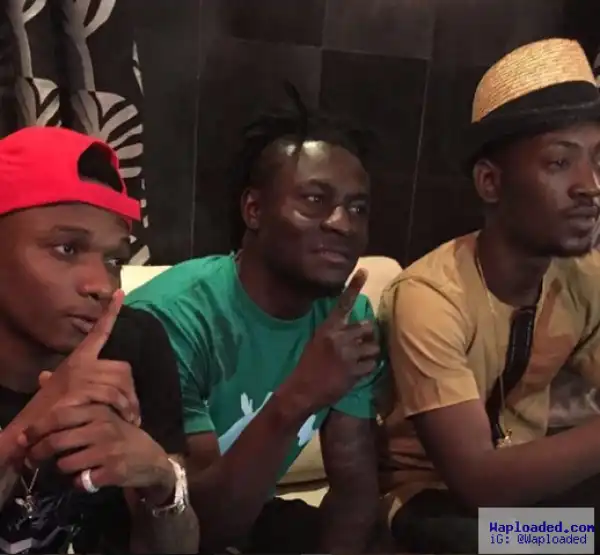 Photo: Wizkid And Dammy Krane Pictured At Obafemi Martin